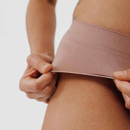 Women's Seamless Briefs - Taupe pink