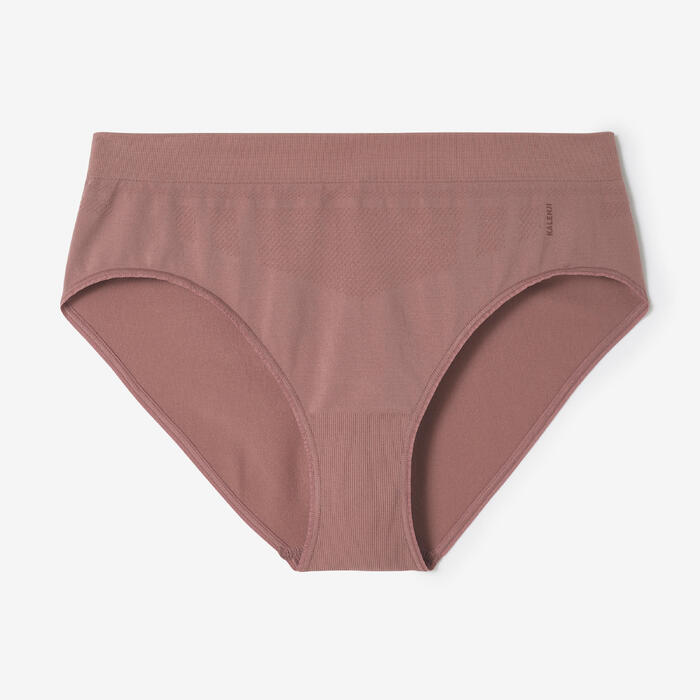 Women's Invisible Boxers - Pink Taupe - Decathlon