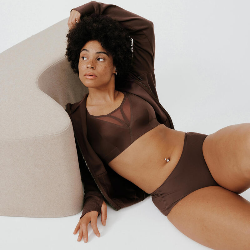 Women's Second Skin Boxers - Brown