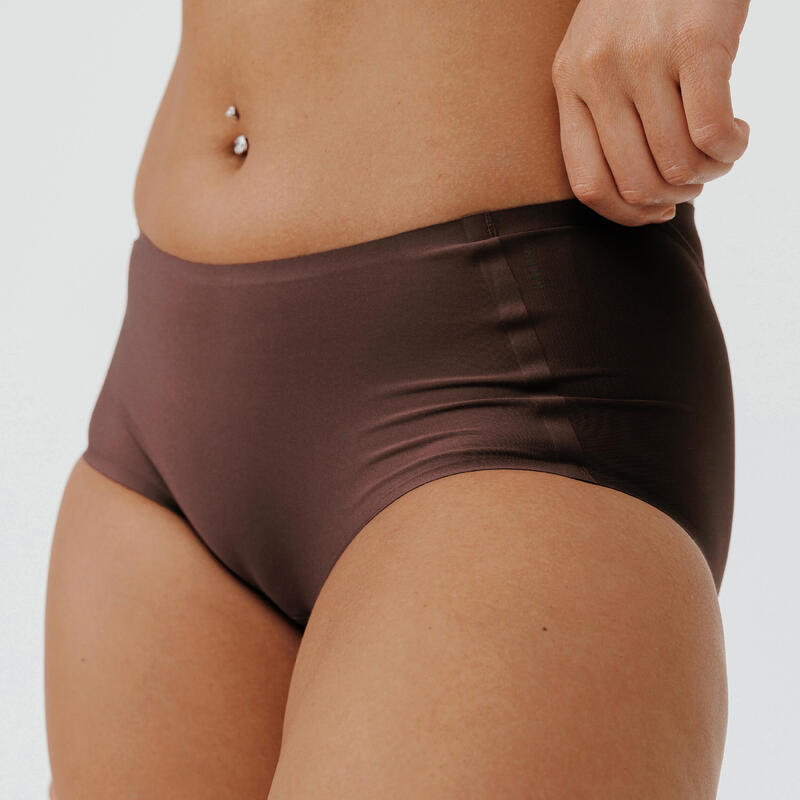 Women's Second Skin Boxers - Brown