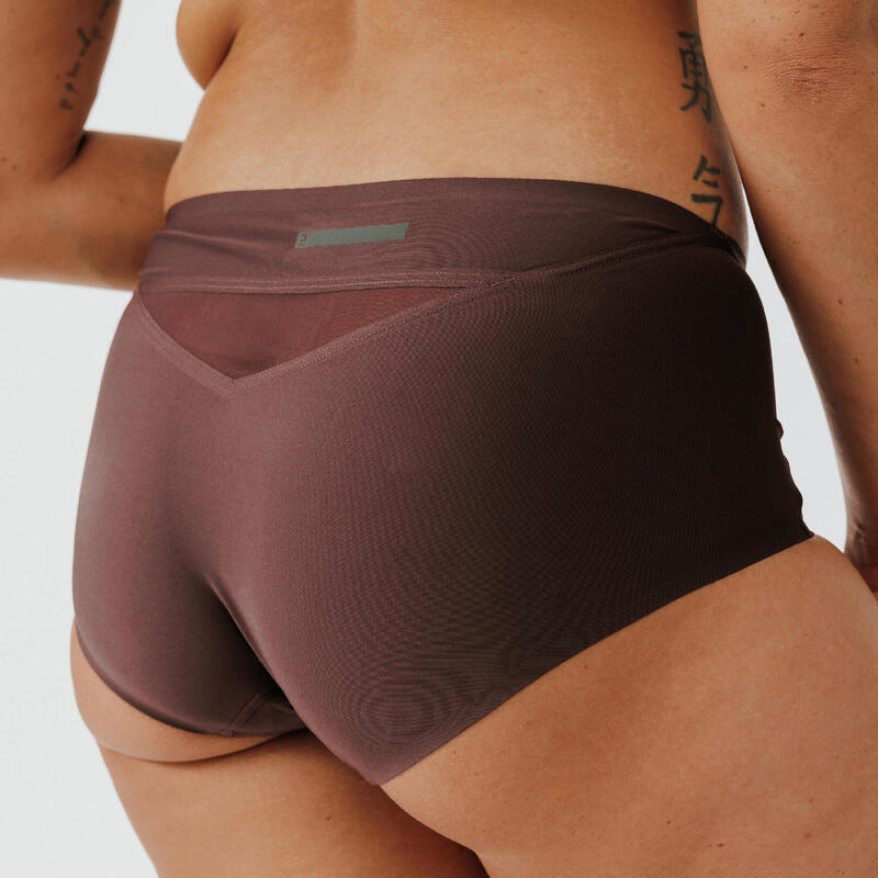 Women's Second Skin Boxers - Brown