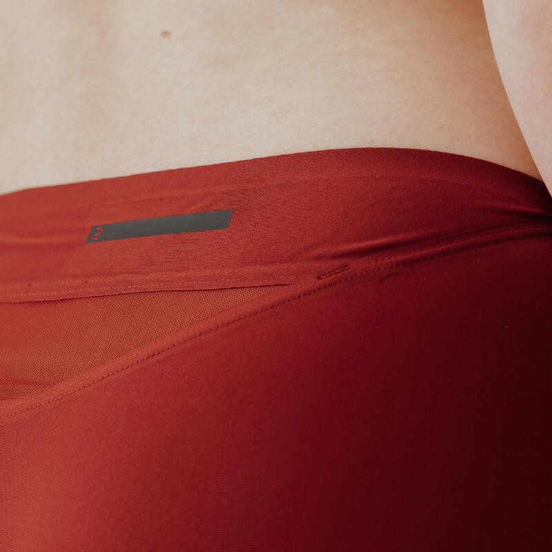 Funktionsunterhose Lauf-Panty unsichtbar Damen - rot 