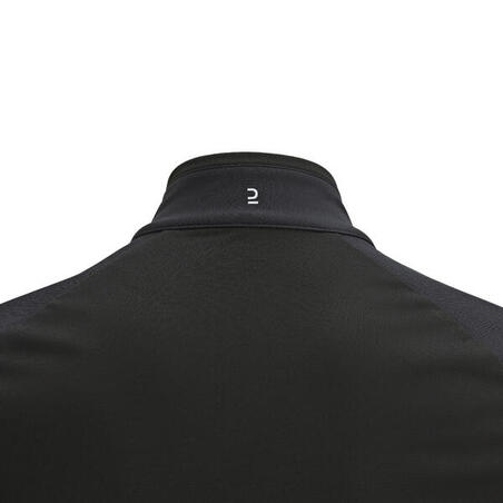 Куртка-софтшел чоловіча RC100 для шосейного велоспорту чорна