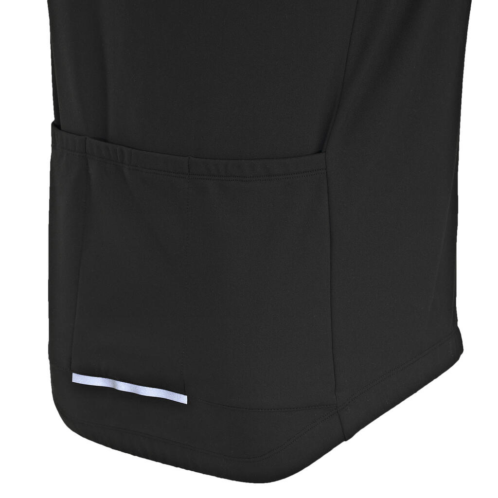 Chamarra para Ciclismo en Carretera para Hombre - RC100 - Manga Larga - Negro - Invierno
