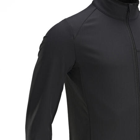 Crna biciklistička softshell jakna 100