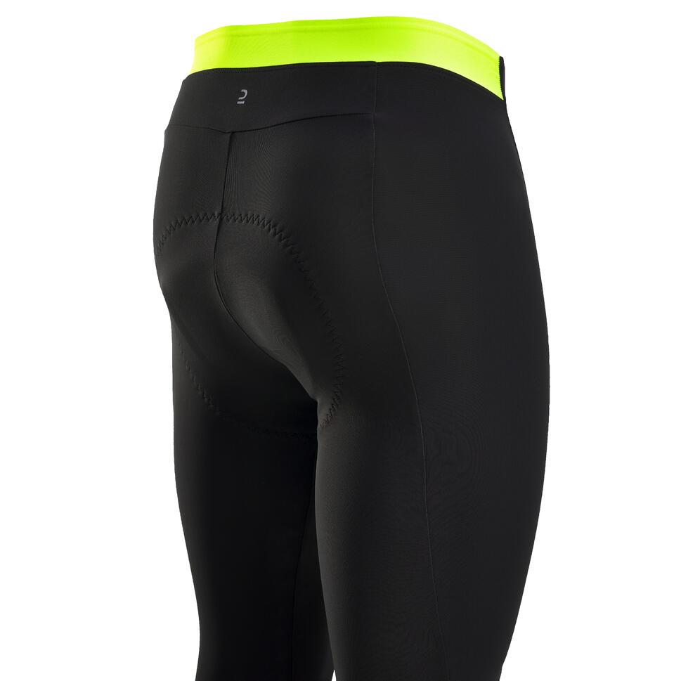 CUISSARD LONG SANS BRETELLES VELO HIVER RC100 VAN RYSEL Decathlon