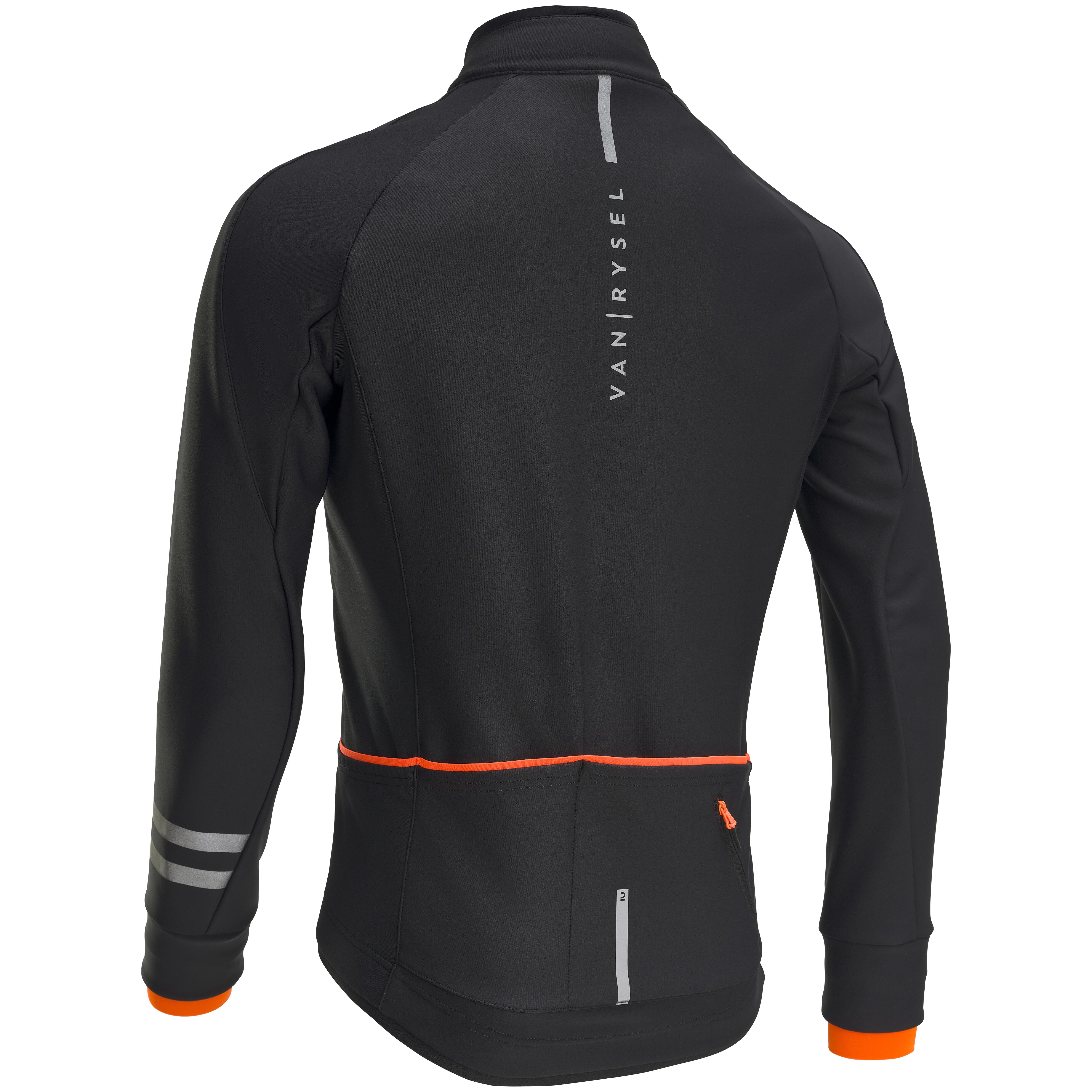 Men s Cycling Winter Jacket RC500 Black
