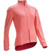 Veste vélo route hiver femme - 500 Corail