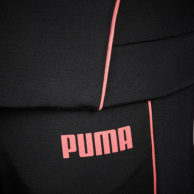 Survêtement enfant fille synthétique respirant - noir et rose PUMA