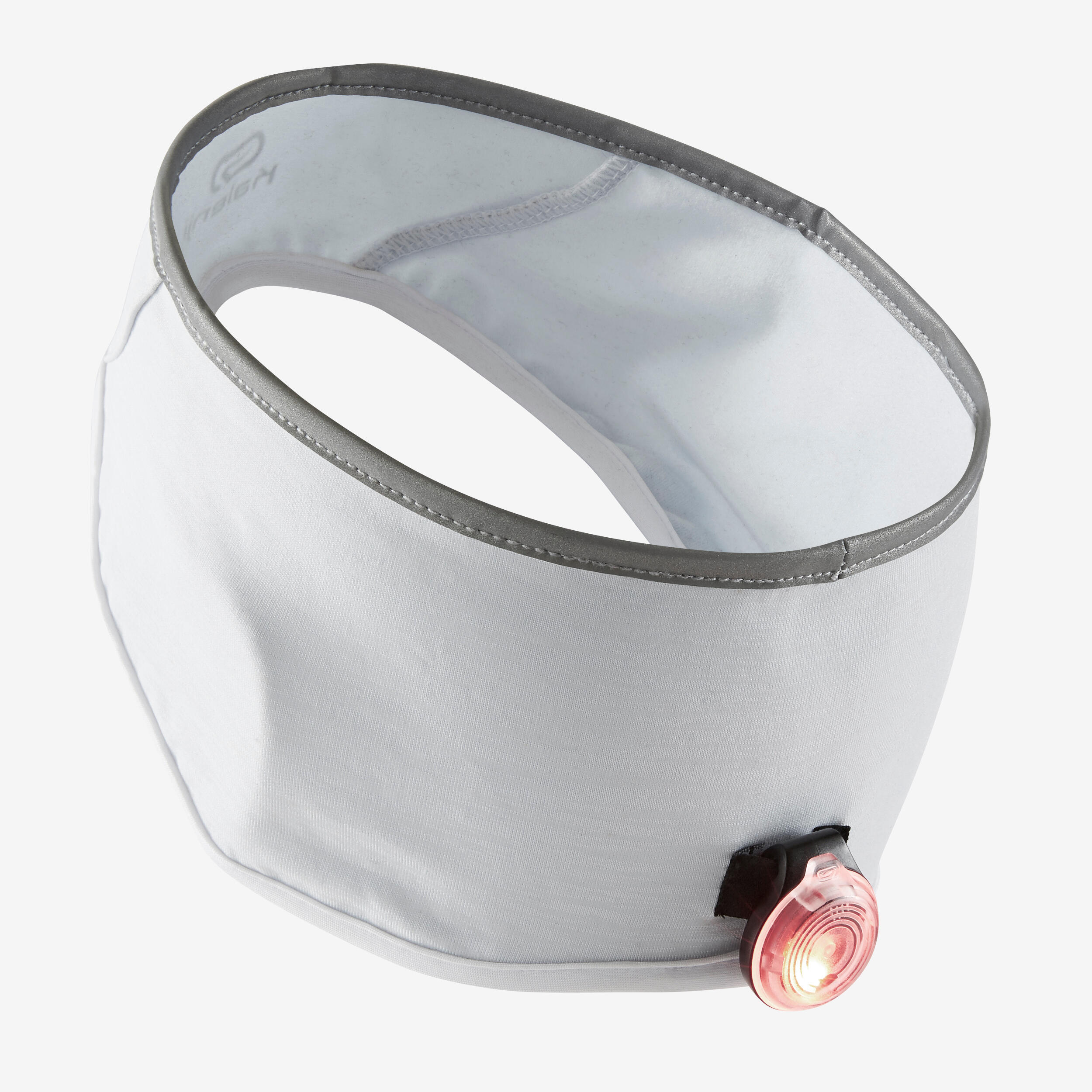 KIPRUN Warm+ Unisex Warm Running Headband - light grey