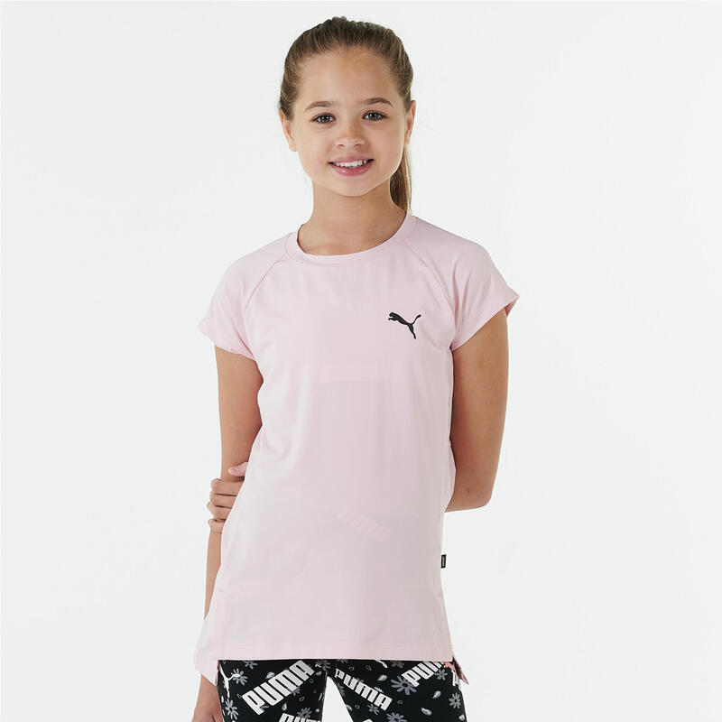 Ademend T-shirt roze