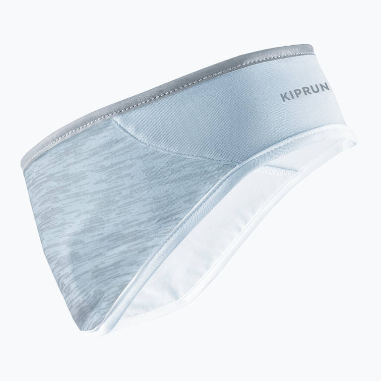 KIPRUN Warm+ Unisex Warm Running Headband - light grey