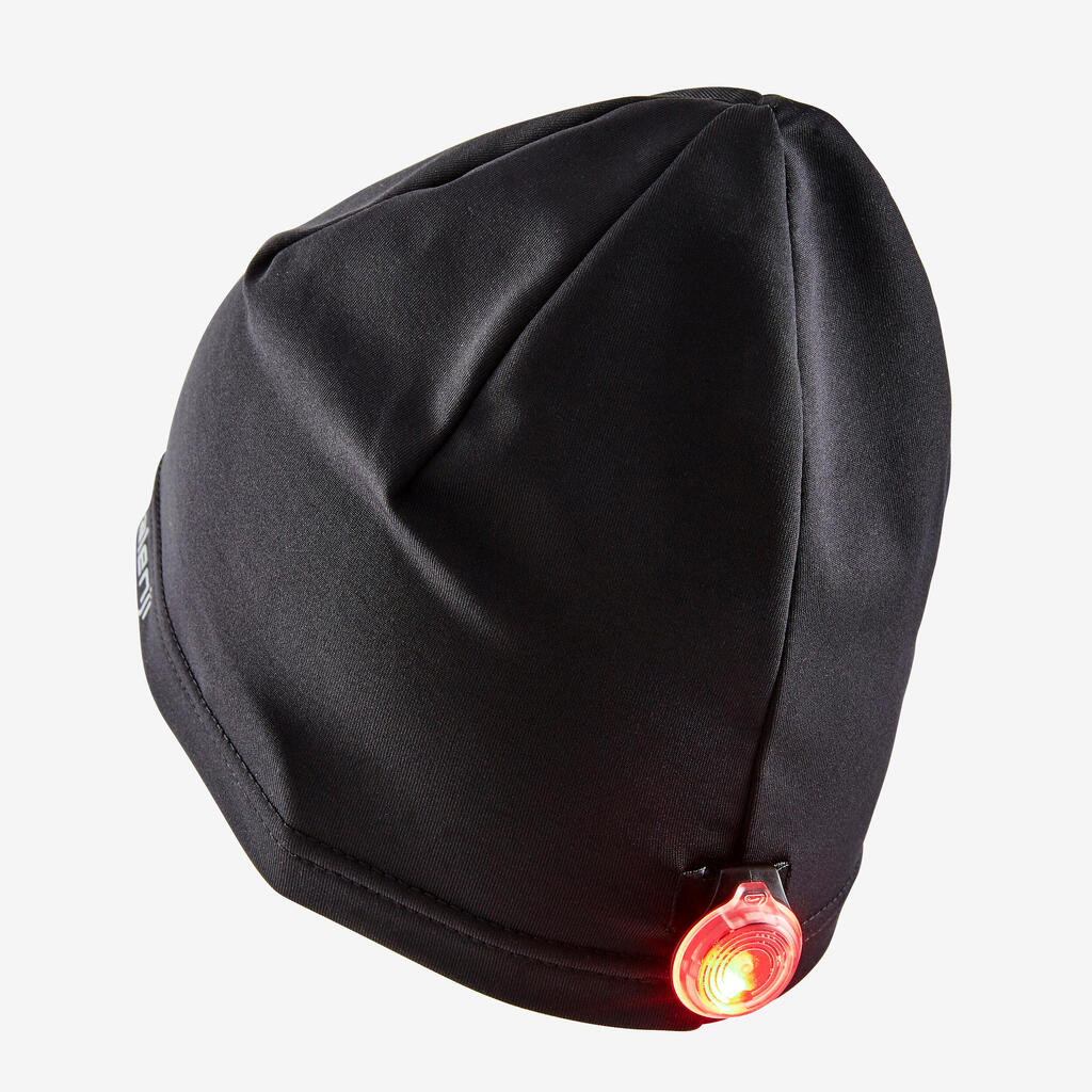 Šilta bėgimo kepurė „Run Warm+“, juoda