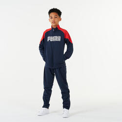 Chándal puma niños azul marino rojo sintético transpirable