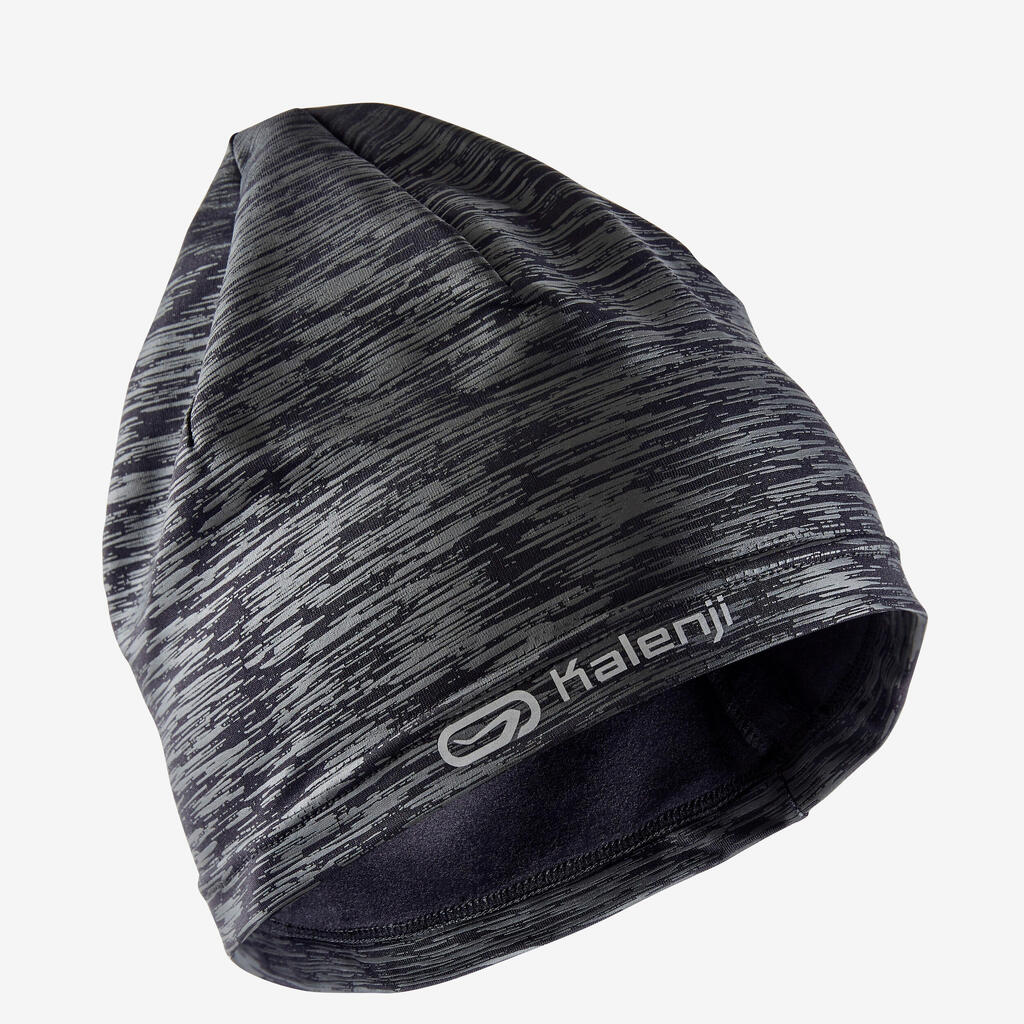 RUN WARM+ RUNNING HAT - MOTTLED BLACK