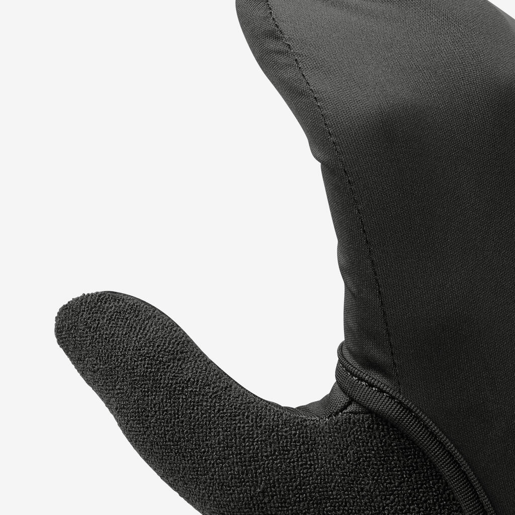 Gants de running Homme Femme - KIPRUN Evolutiv V2 noir