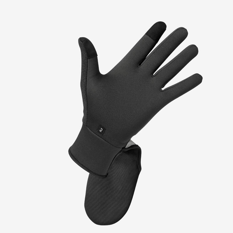 Lauf-Handschuhe mit integrierten Fäustlingen Evolutiv KIPRUN - V2 - DECATHLON