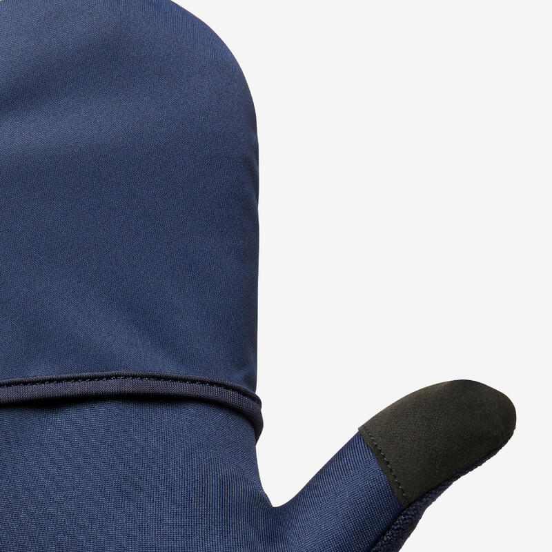 Men's Women's KIPRUN Evolutiv V2 running gloves - navy blue