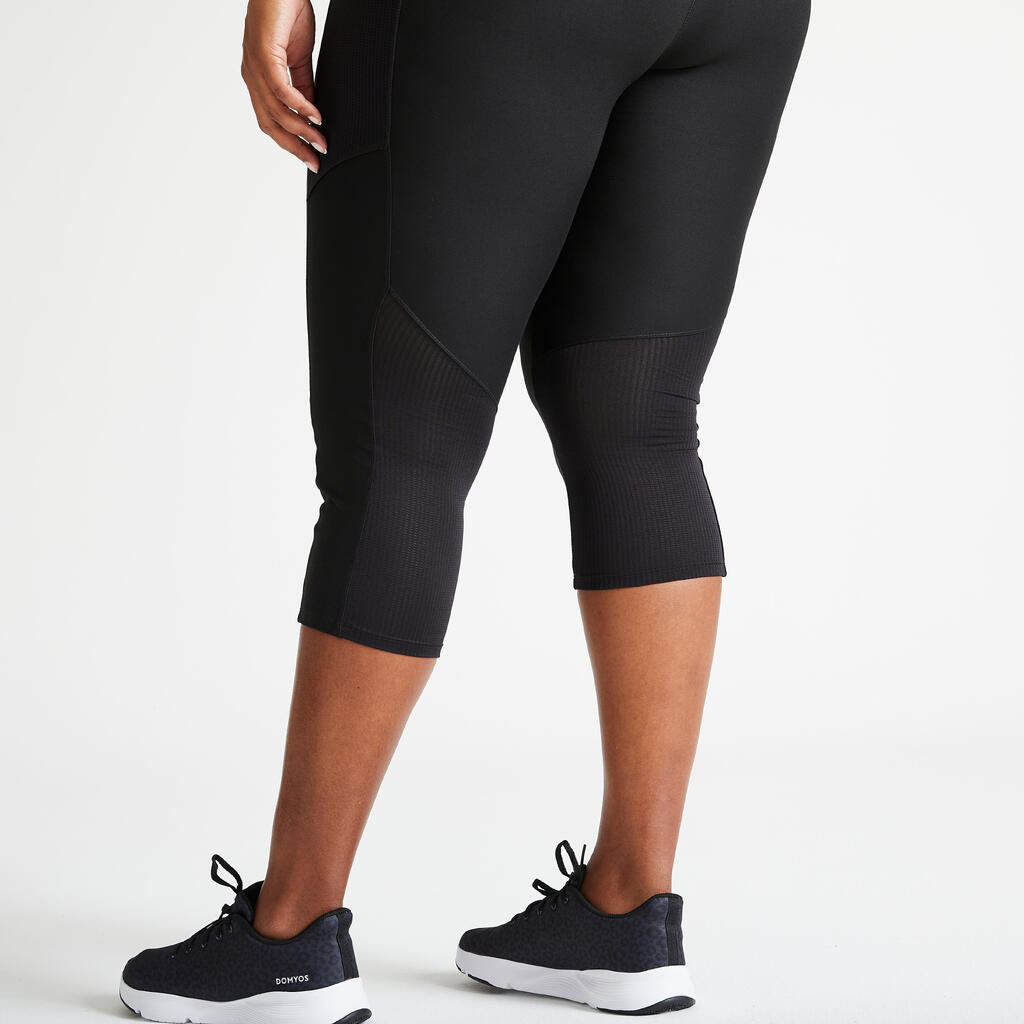 7/8 Fitness Leggings with Phone Pocket (Plus Size)