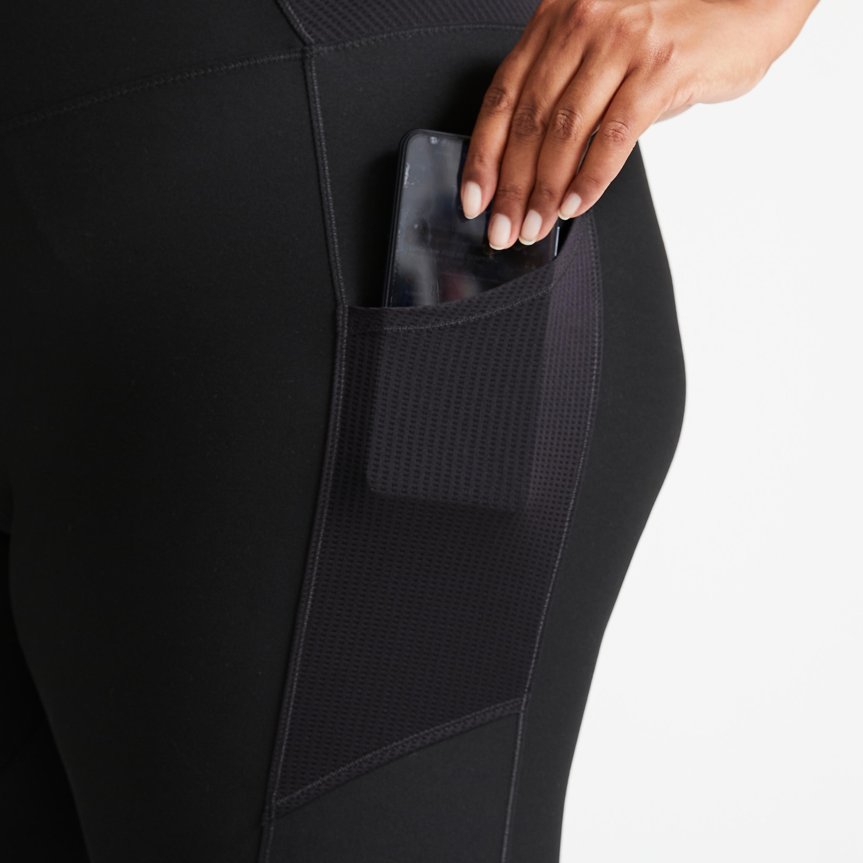 7/8 Fitness Leggings with Phone Pocket (Plus Size) 5/6