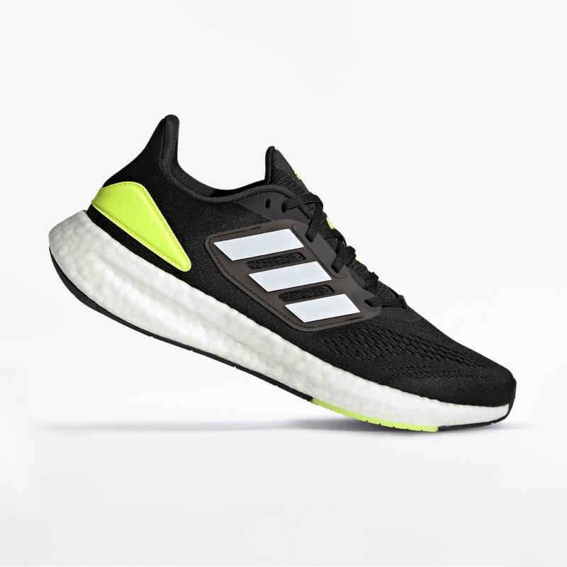 Laufschuhe Herren Adidas - Pureboost H schwarz/gelb