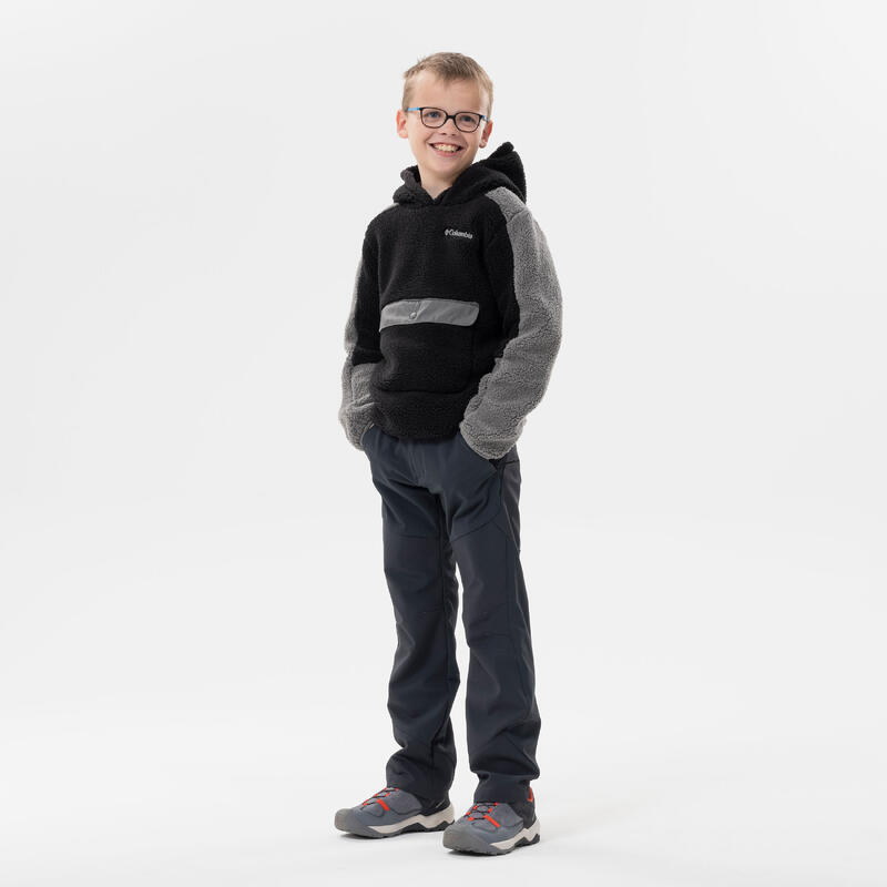 Polar de caminhada - Columbia Hoodie Sherpa Preto - Criança 7-15 anos