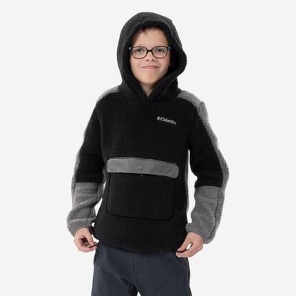Polaire de randonnée - Columbia Hoodie Sherpa Noire - Enfant 7-15 ans