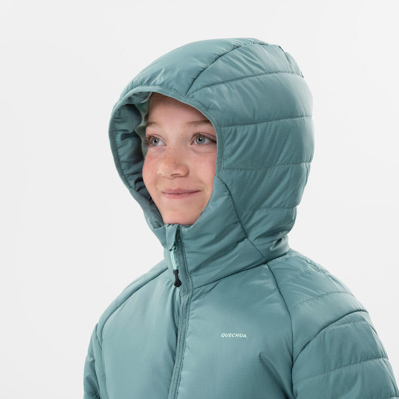 Wanderjacke wattierte Hybridjacke Kinder Mädchen Gr. 122–170 pastelgrün 