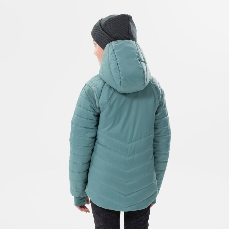 Wanderjacke wattierte Hybridjacke Kinder Mädchen Gr. 122–170 pastelgrün 