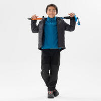 Veste polaire de randonnée - MH150 bleue - enfant 7-15 ans
