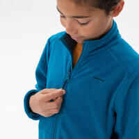 Kids' Fleece Hiking Jacket MH150 7-15 Years - Blue