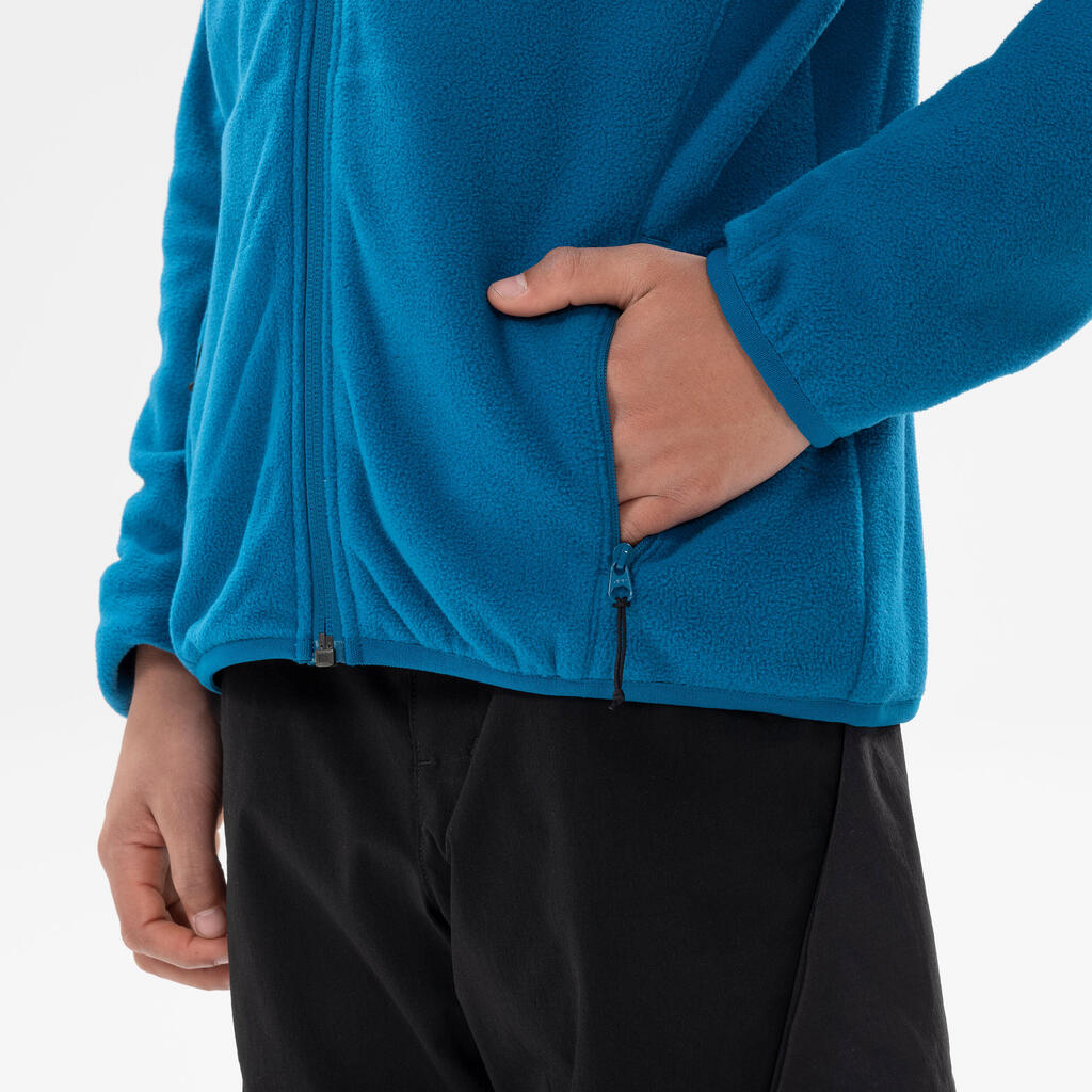 Chaqueta polar de niños para senderismo MH150 azul 7-15 años