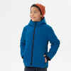 Wattierte Wanderjacke Hybridjacke Kinder Gr. 122–170 blau