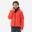 Wanderjacke wattierte Hybridjacke Kinder Gr.122-170 - rot