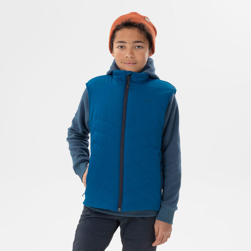 GILET DOUDOUNE LEGERE CAPUCHE - BEIGE / GARÇON 6 À 14 ANS