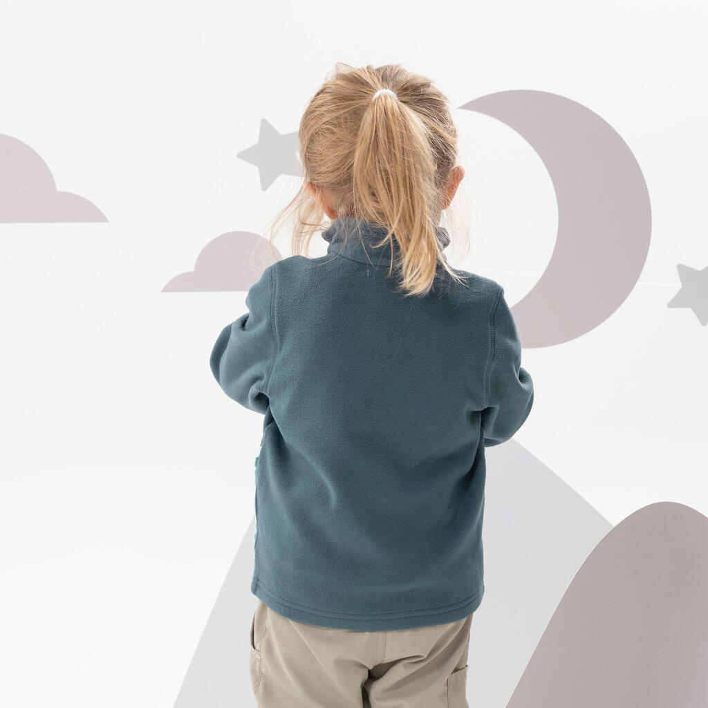 Veste polaire de randonnée - MH150 grise - enfant 2-6 ans