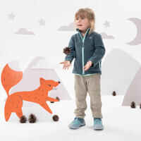 Chaqueta polar senderismo - MH150 gris -niños 2-6 años 