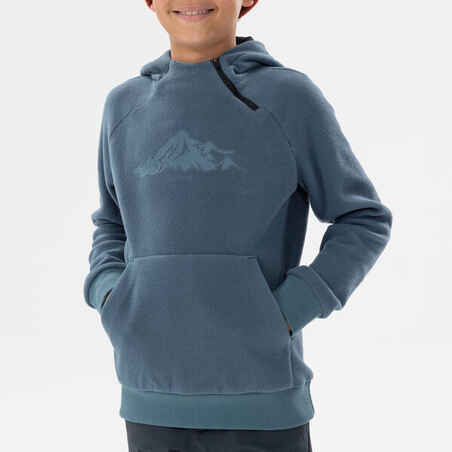 Sudadera polar de montaña y trekking con capucha Niños 7-15 años Quechua NH100