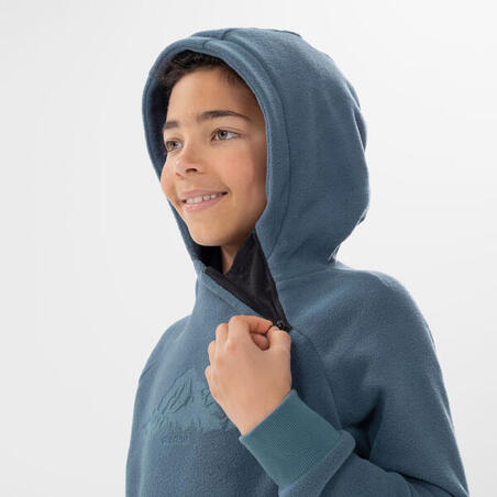 Sweat polaire de randonnée gris foncé - enfant 7-15 ans - Maroc, achat en  ligne