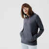 Sweat à capuche running chaud femme - Hood 500 gris foncé