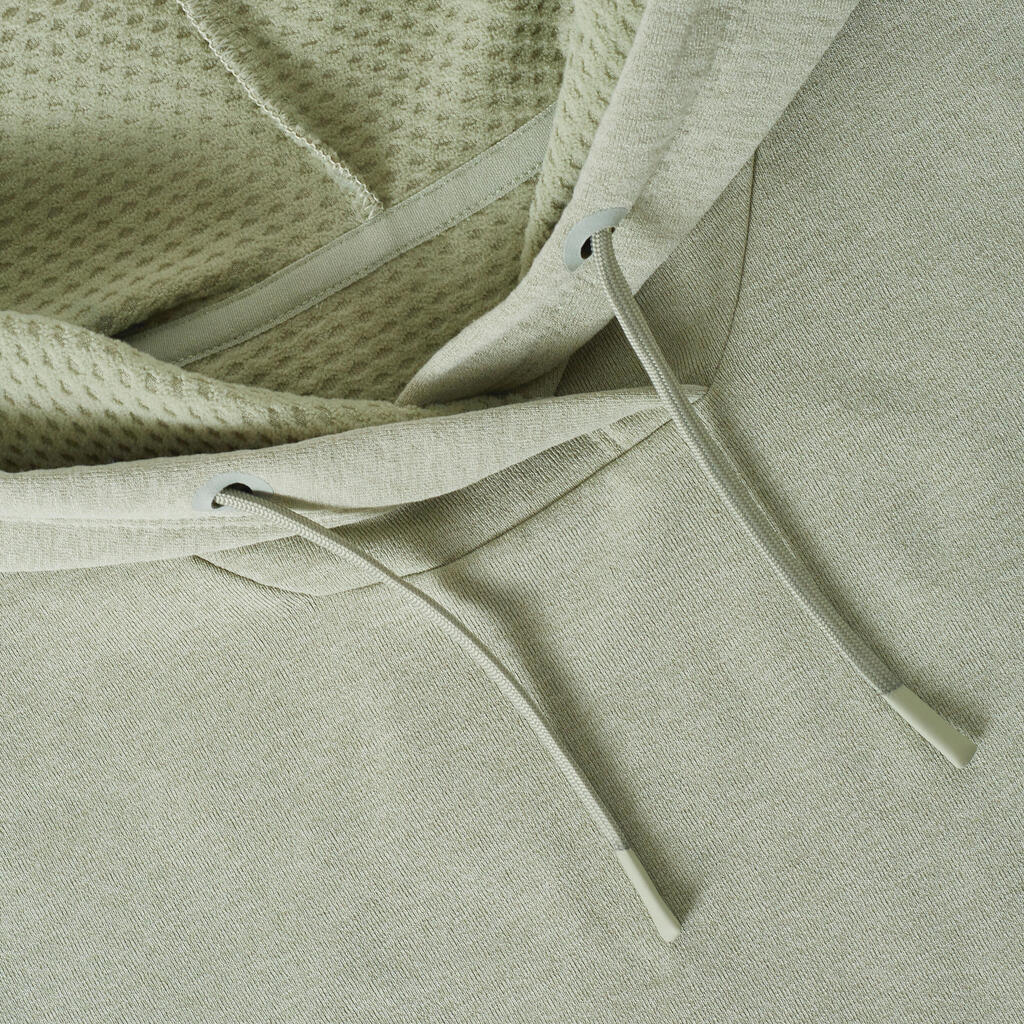 Sweat à capuche running chaud femme - Hood 500 gris foncé