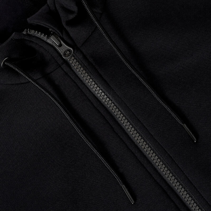 Dámská hřejivá běžecká bunda s kapucí Jogging 500 černá 