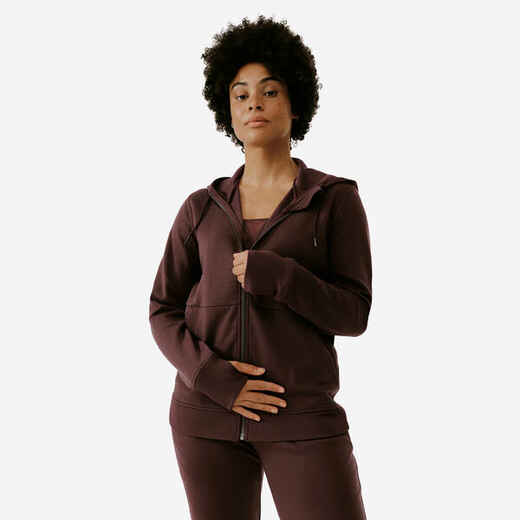 
      Moteriškas šiltas bėgimo džemperis „500“, ruda
  