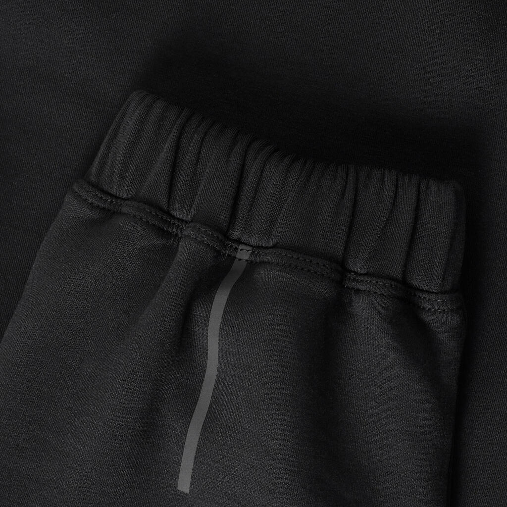 PANTALONE ZA TRČANJE/DŽOGING 500 ŽENSKE TOPLE - CRNE