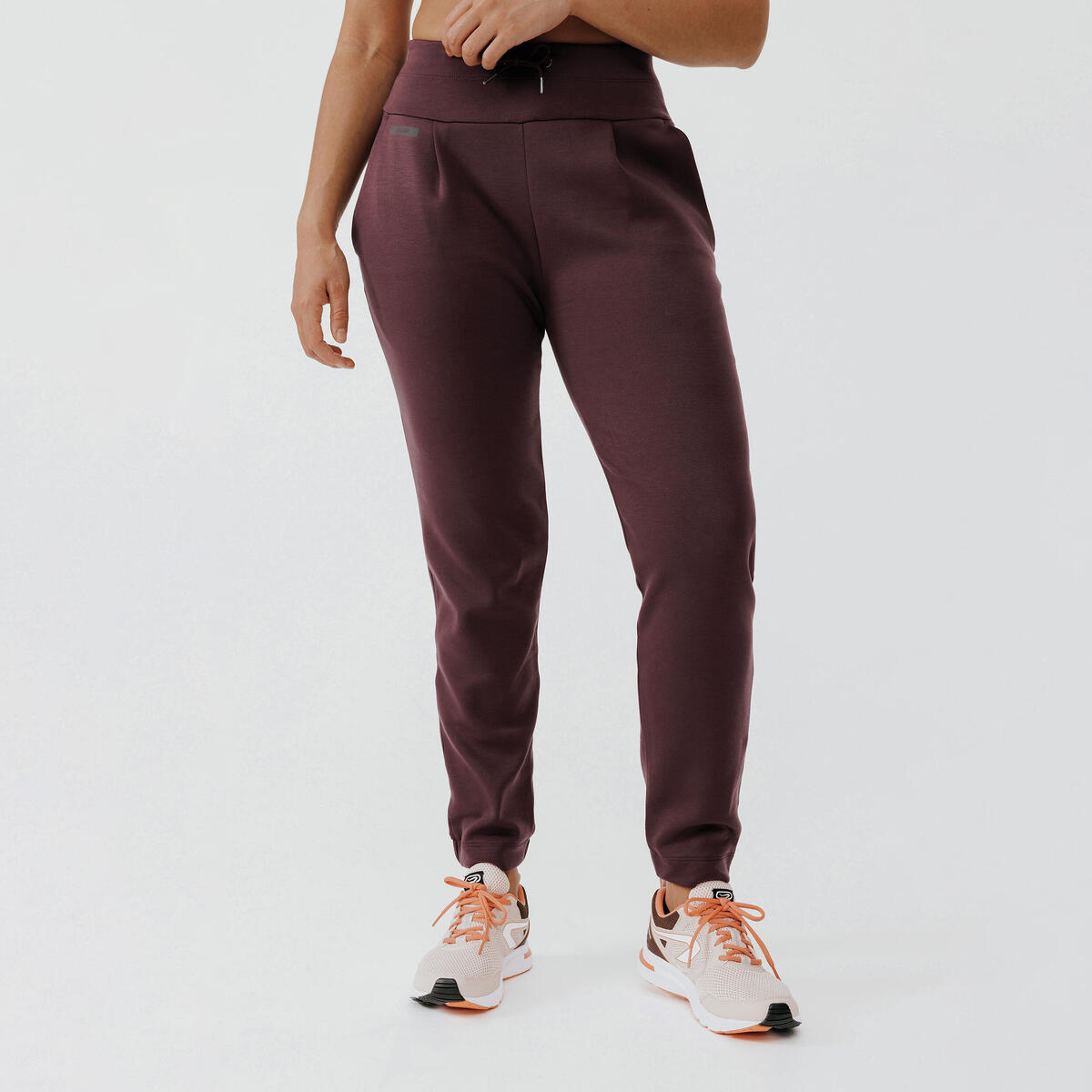 Pantalon de running chaud femme - Jogging 500 marron