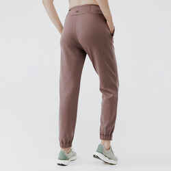 Γυναικείο ζεστό παντελόνι για τρέξιμο/jogging 500 - μοβ