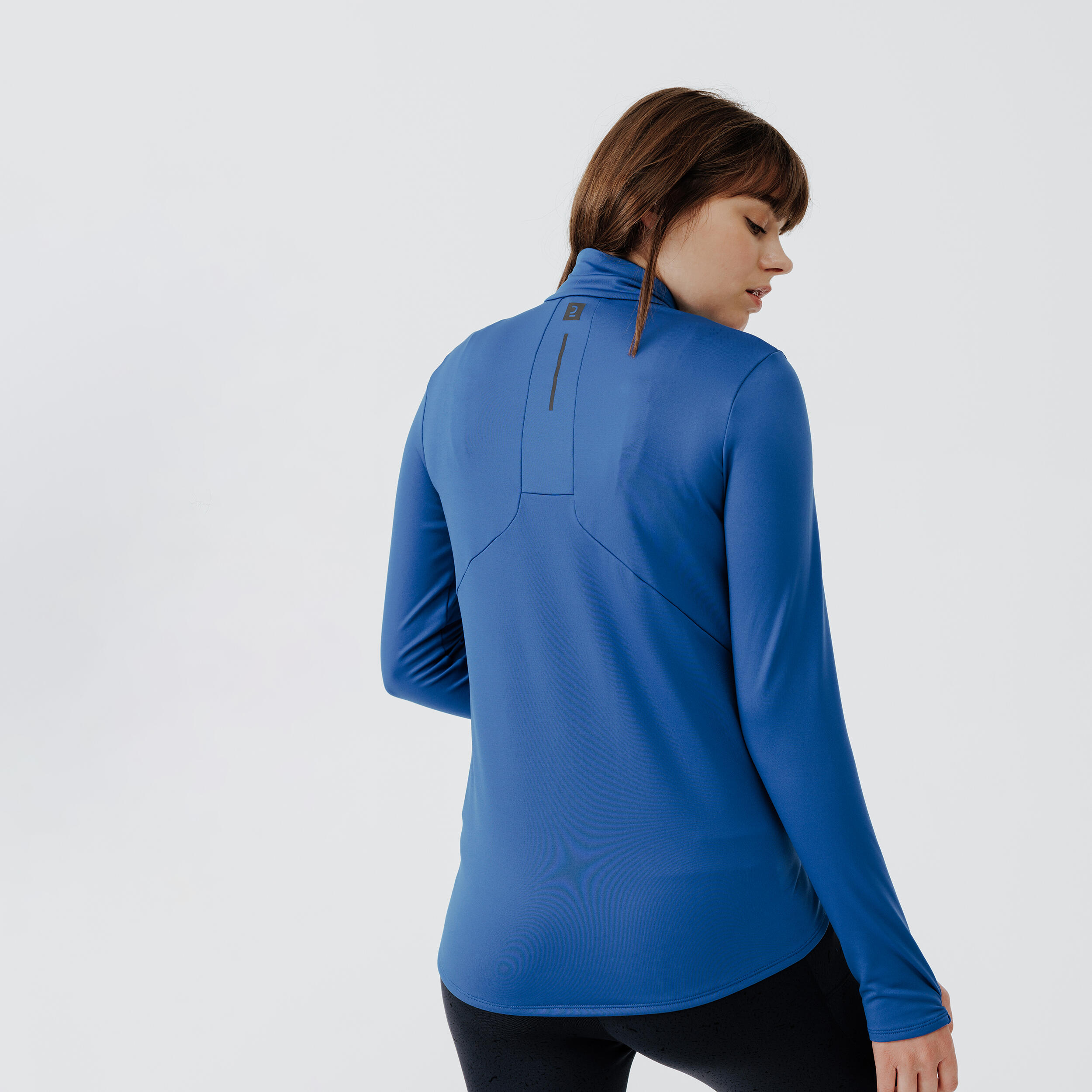 Technical Printed Half-Zip Long-Sleeved Top - Ready to Wear