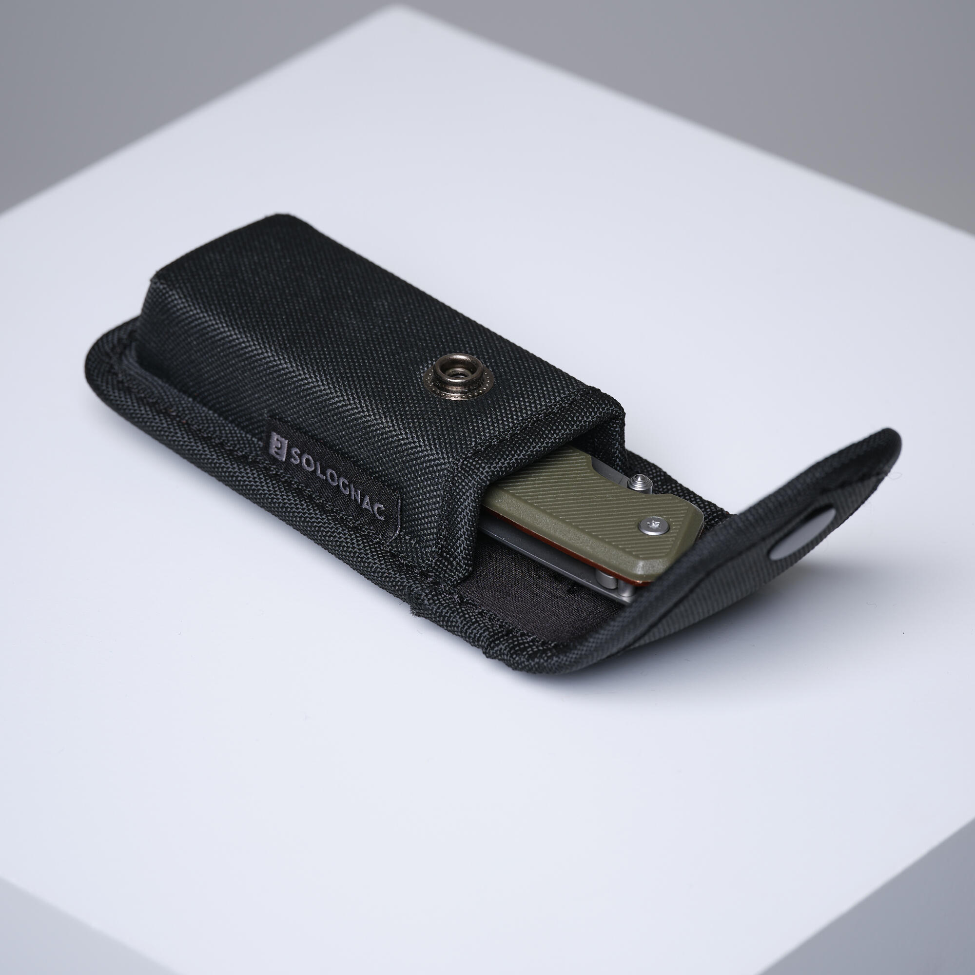 Funda Navaja Plegable Solognac Negra 13 Cm X-Access 5/5