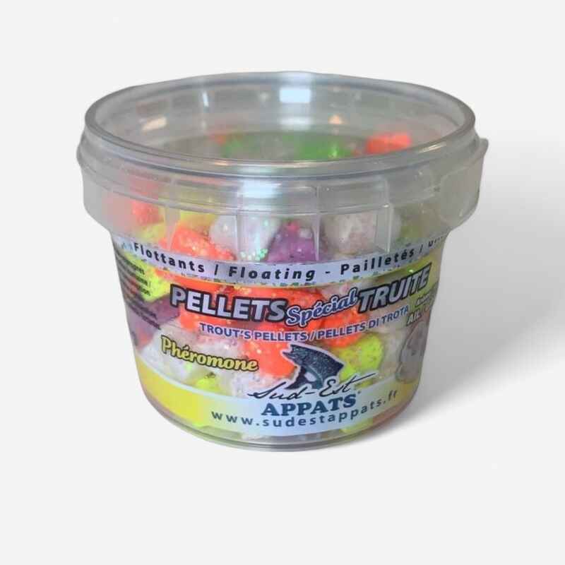 BAIT FOR TROUT FISHING IN LAKES PASTEL MIX FLOATING BAIT PELLETS