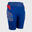 Kinder Rugby Protector Shorts R500 blau/rot